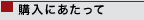 購入にあたって